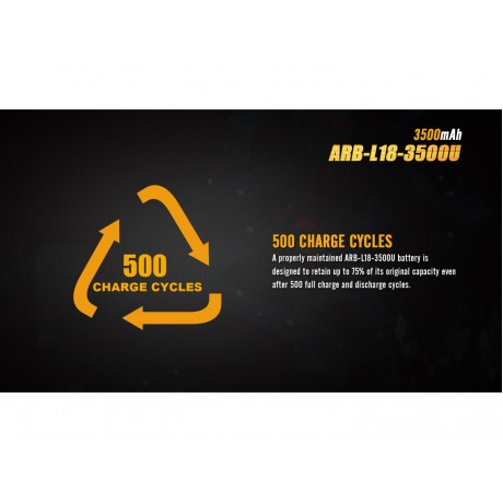 Baterie reincarcabila USB 18650 3500mAh Fenix ARB-L 18-3500U