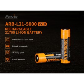 Baterie reincarcabila 21700 5000mAh Fenix ARB-L 21-5000 V2.0 