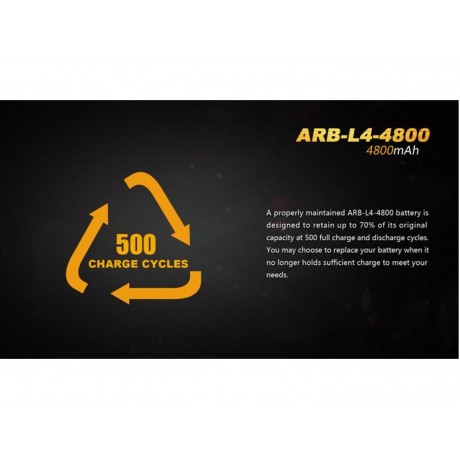 Baterie reincarcabila 26650 4800mAh Fenix ARB-L 4-4800