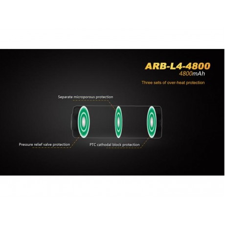 Baterie reincarcabila 26650 4800mAh Fenix ARB-L 4-4800