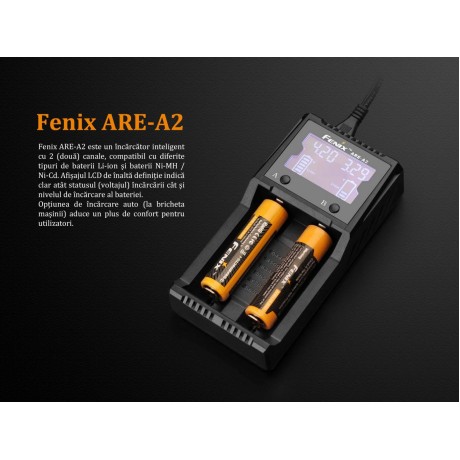 Incarcator baterii reincarcabile Fenix ARE-A2