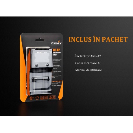 Incarcator baterii reincarcabile Fenix ARE-A2