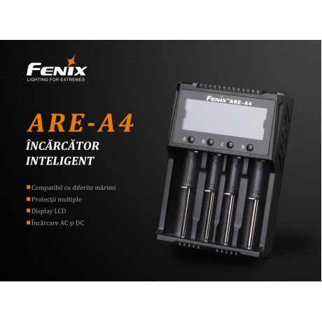Incarcator baterii reincarcabile Fenix ARE-A4