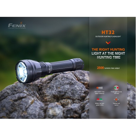 Lanterna cu led pentru cautare si salvare Fenix HT32