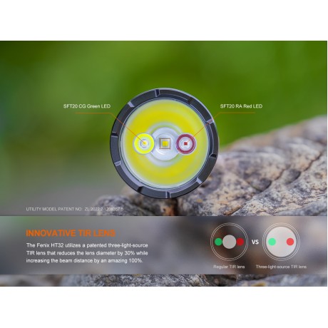 Lanterna cu led pentru cautare si salvare Fenix HT32