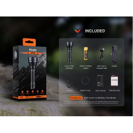 Lanterna cu led pentru cautare si salvare Fenix HT32