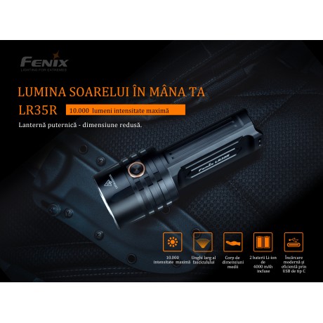 Lanterna cu led pentru cautare si salvare Fenix LR35R