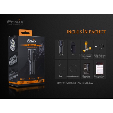 Lanterna cu led pentru cautare si salvare Fenix LR35R