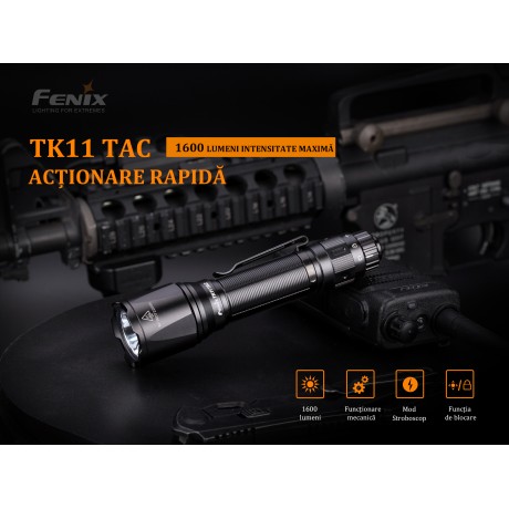 Lanterna cu led tactica Fenix TK11 TAC