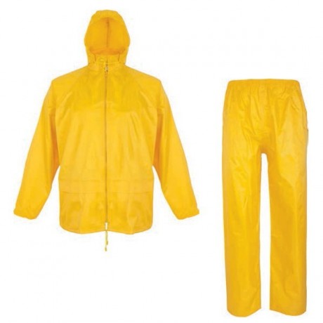 Costum de protectie impermeabil cu gluga ascunsa Bonn