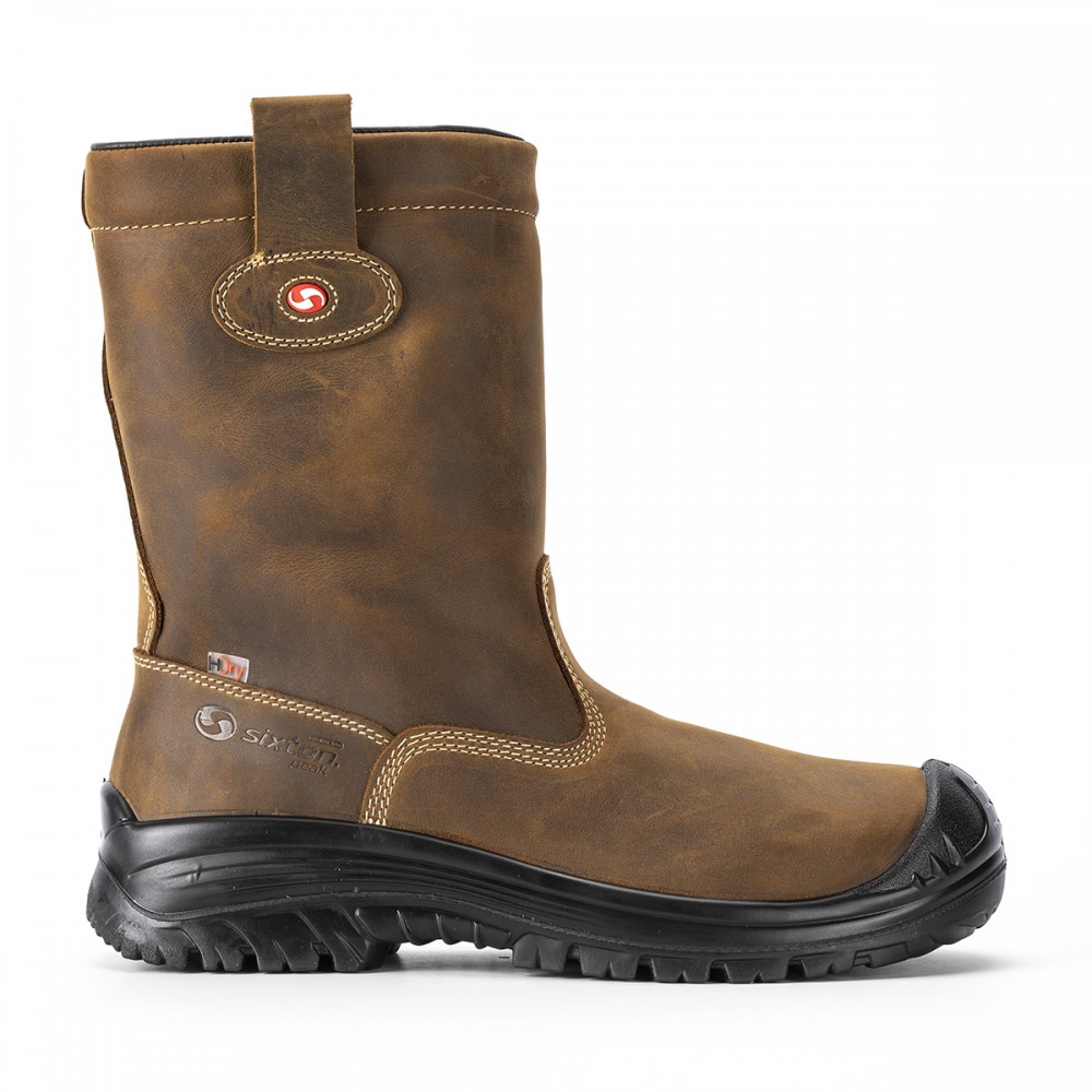 Cizme de protectie cu bombeu Sixton Peak Endurance Montana S3 maro