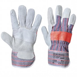 Manusi de protectie din piele spaltuita Portwest Canadian Rigger A209 