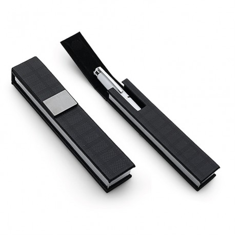Pix metalic in etui negru magnetic