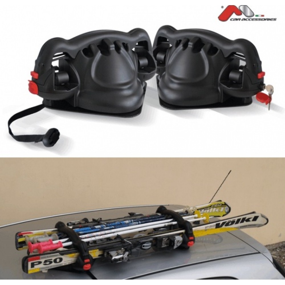 Suport pentru schiuri auto magnetic Menabo Viking